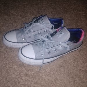 New silver Converse